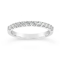 Glacier Fire 14K White Gold 0.44CTW Diamond Wedding Band