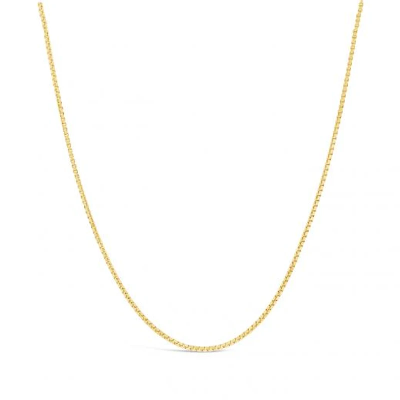 10K Yellow Gold 28" 0.90mm Box Link