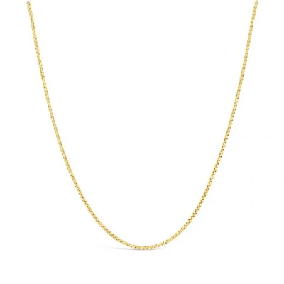 10K Yellow Gold 28" 0.90mm Box Link