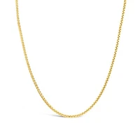 10K Yellow Gold 24" 0.90mm Box Link