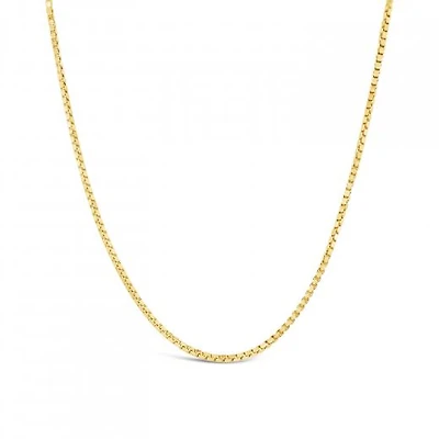 10K Yellow Gold 20" 0.9mm Box Chain