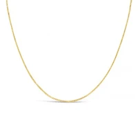 10K Yellow Gold 16" 0.8mm Box Chain