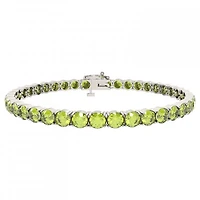 Sterling Silver Peridot Bracelet