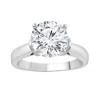 14K Lab Grown 3.00CT Diamond Solitaire Ring