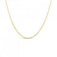 14K Yellow Gold 20" 0.8mm Box Link Chain