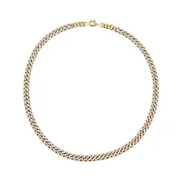10K Yellow Gold 6.25CTW Diamond Cuban Chain