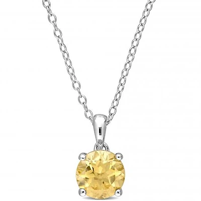Julianna B Sterling Silver Citrine Necklace