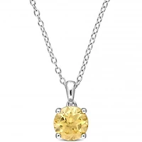 Julianna B Sterling Silver Citrine Necklace