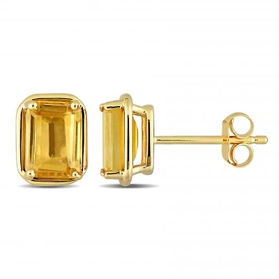 Julianna B 14K Yellow Gold Citrine Earrings