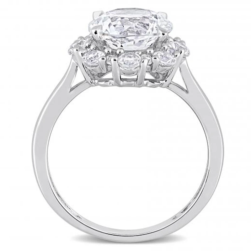 Julianna B 10K White Gold Created Sapphire Ring