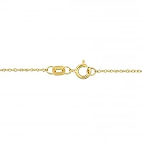 Julianna B 10K Yellow Gold Peridot and White Topaz Necklace