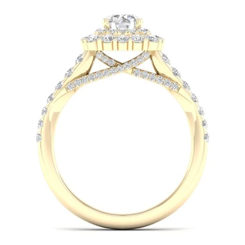 My Diamond Story 14K Yellow Gold 1.25CTW Diamond Bridal Ring