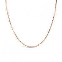 10K Rose Gold 20" 0.8mm Box Chain