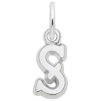 Sterling Silver Initial S Pendant