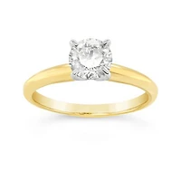 Glacier Fire 14K Yellow Gold 1.00CT Diamond Solitaire Ring