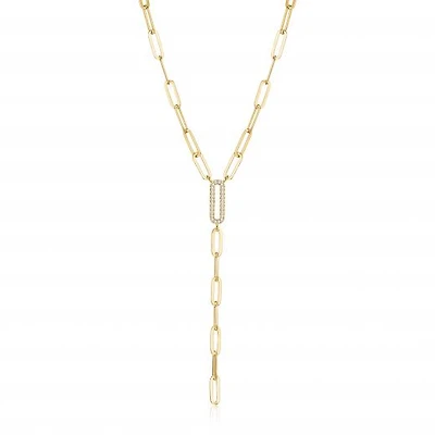 Reign Diamondlite Paperclip Link Y-Necklace