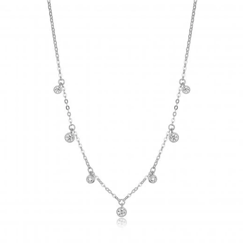 Reign Stations Milgrain Necklace