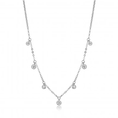 Reign Stations Milgrain Necklace