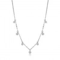 Reign Stations Milgrain Necklace