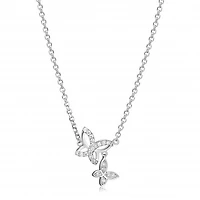 Reign Diamondlite Double Butterfly Necklace