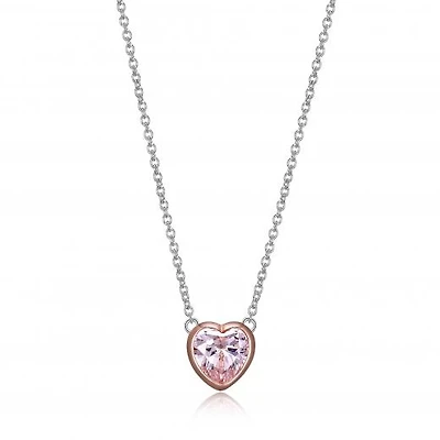 Reign Pink Heart Necklace