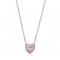 Reign Pink Heart Necklace