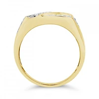10K Yellow Gold 1.00CTW Diamond Fashion Ring
