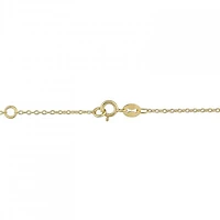 Julianna B Yellow Plated Sterling Silver 0.15CTW Diamond Link Necklace