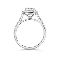 10K White Gold 1.25CTW Diamond Bridal Set