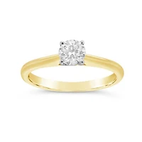 Glacier Fire 14K Yellow Gold Canadian 0.50CTW Diamond Solitaire Ring