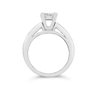 14K White Gold 1.50CTW Diamond Princessa Bridal Set