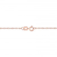 Julianna B 10K Rose Gold 0.10CTW Diamond Flower Necklace