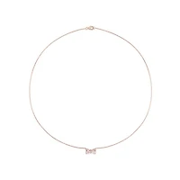 Julianna B 10K Rose Gold 0.015 CTW Diamond & Morganite Necklace