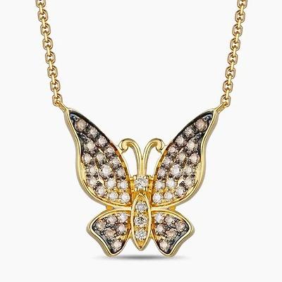 Le Vian 14K Honey Gold 0.43CTW Diamond Pendant