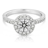 New Brilliance Lab Grown 1.50CTW Diamond Ring in 14K White Gold