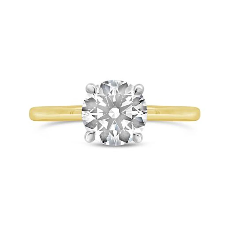 New Brilliance Lab Grown 1.58CTW Diamond Ring in 14K Yellow Gold