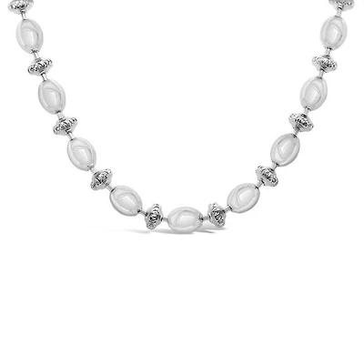 Sterling Silver 18" Saturno Link Chain