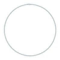 14K White Gold 5.04CTW Diamond Tennis Necklace