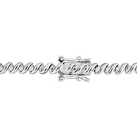 Julianna B Sterling Silver 1.05CTW Diamond Tennis Necklace