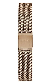 Guess Women's Rose Gold-Tone Mesh Watch