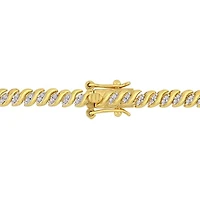 Julianna B Yellow Plated Sterling Silver 1.00CTW Diamond Necklace