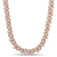 Julianna B Sterling Silver 1.98CTW Diamond Necklace