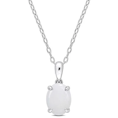 Julianna B Sterling Silver Opal Pendant