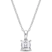 Julianna B Sterling Silver White Topaz Pendant