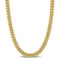 Julianna B 10K Yellow Gold 24" 8.8mm Curb Link Chain