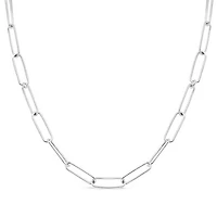 Sterling Silver 18" Paperclip Link Chain