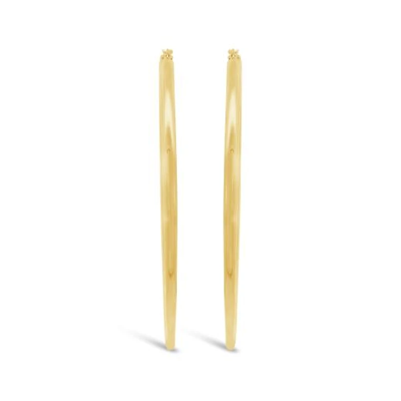 10K Yellow Gold Large Hoop Earring