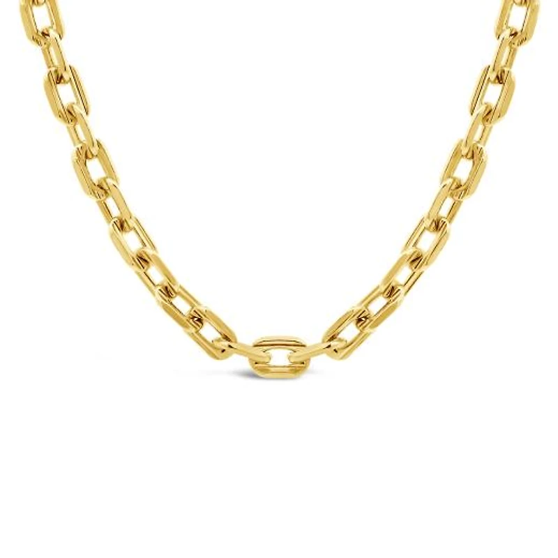 10K Yellow Gold 4.60mm 22" Square Diamond Cut Forzata Pave Chain