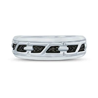 Sterling Silver Black Diamond Ring