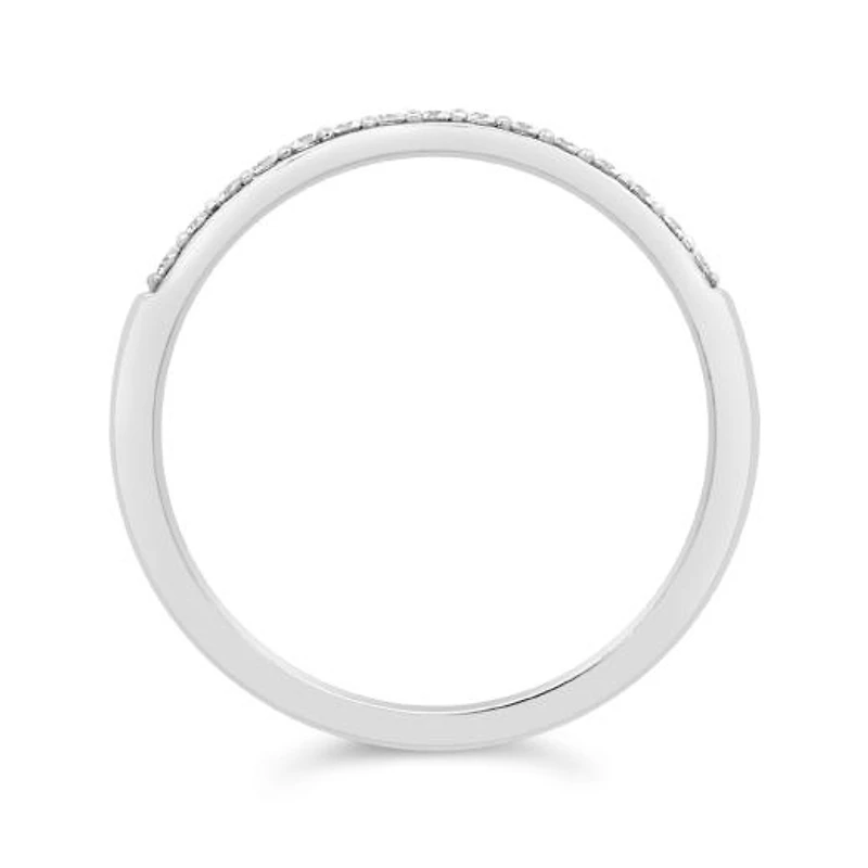 Glacier Fire 14K White Gold 0.15CTW Canadian Diamond Anniversary Band